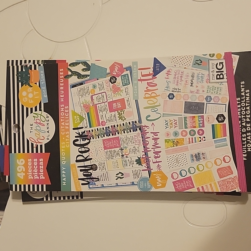 Happy Planner Sticker Book - Happy Quotes